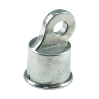 Yardlink Silver Aluminum Chain Link Rail End Cap 1 pk - Deal of The Week