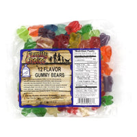 Family Choice Assorted Gummy Bears 8 oz (Pack of 12)