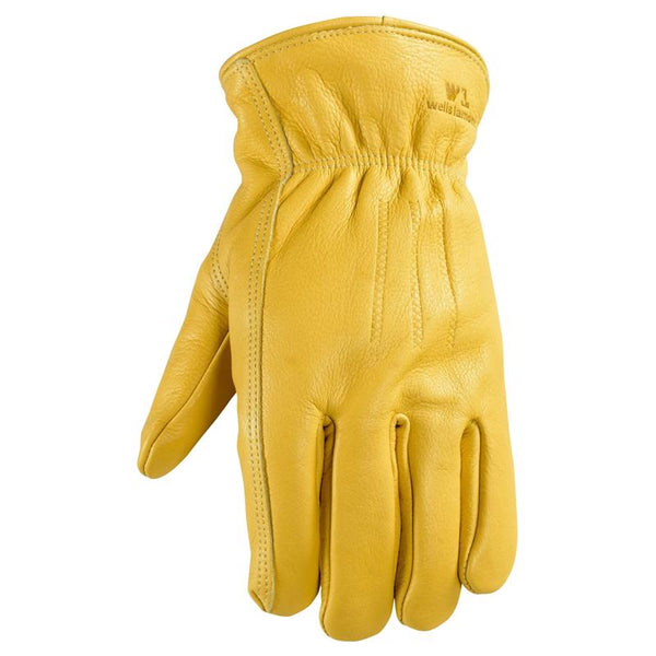 Guantes de trabajo para exteriores para clima frío de hombre Wells Lamont, color tostado/amarillo, XL, 1 par - Caja abierta