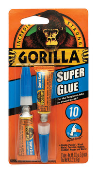 The Gorilla Glue Company 7800109 3 Gram Gorilla Super Glue 2 Count