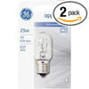 GE Lighting 10692 25 Watt Clear T7 Appliance Light Bulb (Pack of 6)
