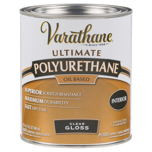 Varathane 242174H 1 Quart Clear Gloss Low Voc Polyurethane  (Pack Of 2)