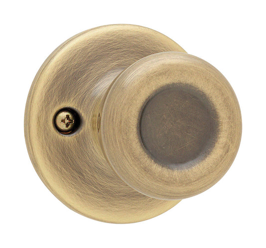 Kwikset Tylo Antique Brass Dummy Knob Right or Left Handed
