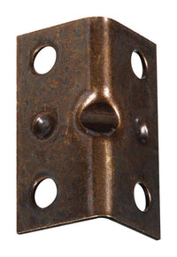 National Hardware 1.5 in. H X 0.75 in. W X 0.04 in. D Antique Brass Steel Inside Corner Brace