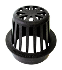 NDS 4 in. Black Round Polyolefin Atrium Grate - Deal of The Week
