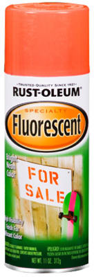Rust-Oleum Specialty Fluorescent Red-Orange Spray Paint 11 oz. (Pack of 6)
