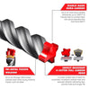 Diablo Rebar Demon 1-1/8 in. S X 18 in. L Carbide Hammer Drill Bit 1 pk (Pack of 10)