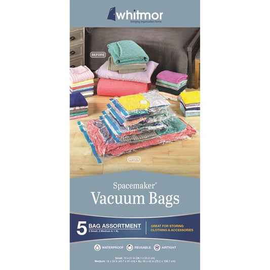 Whitmor Spacemaker Vacuum Bag For Storage 5 pk