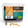 Deck Plus No. 8  x 2 in. L Star Flat Head Exterior Deck Screws 5 lb. 625 pk - Deal of The Week