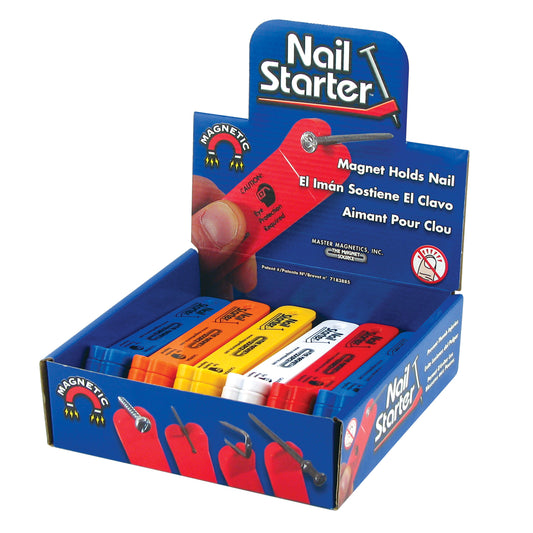 Master Magnetics 07537dsp Magnetic Nail Starter Assorted Colors 42 Piece Display