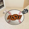 Oklahoma State University Baseball Rug - 27in. Diameter