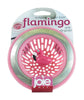 Joie Flamingo Pink/Silver Plastic/Stainless Steel Mesh Sink Strainer for All Drains - Open Box