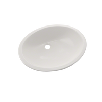 TOTO® Rendezvous® Oval Undermount Bathroom Sink with CEFIONTECT, Colonial White - LT579G#11