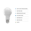 Feit Electric Enhance A19 E26 (Medium) LED Bulb Soft White 60 Watt Equivalence (Pack of 6)
