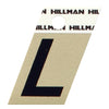 Hillman 1.5 in. Reflective Black Metal Self-Adhesive Letter L 1 pc (Pack of 6)