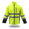 Boss Hi-Vis Yellow Polyester Rain Jacket XXXL