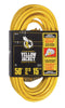 Yellow Jacket Indoor or Outdoor 50 ft. L Yellow Triple Outlet Cord 12/3 SJTW