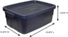 Roughneck Storage Tote, 10-Gallons (Pack of 8)