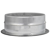 Imperial 10 in. D 26 Ga. Galvanized Steel Duct Start Collar (Pack of 4)