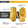 Wells Lamont HydraHyde Men's Outdoor Work Gloves Gold XL 1 pair (Pack of 3)