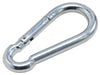 National Hardware 13/16 in. D X 4.2 in. L Zinc-Plated Steel Spring Snap 1120 lb