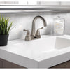 Homewerks Brushed Nickel Motion Sensing Modern Centerset Bathroom Sink Faucet 4 in.