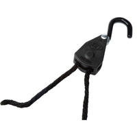 ProGrip 1/4 in. W X 8 ft. L Black Particle Rope Lock Tie Down