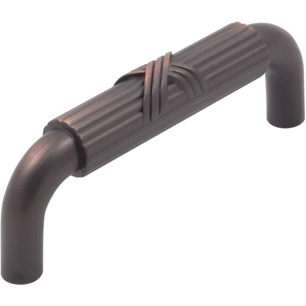 Ribbon & Reed Cabinet Pull, 3 Inches, Vintage Bronze by Stone Harbor Hardware