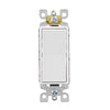 Leviton Decora 15 amps Three Pole 3-Way Rocker Switch White 10 pk - Open Box