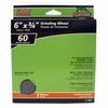Gator 6 in. D X 1 in. in. Grinding Wheel