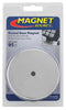 Magnet Source .44 in. L X 3.2 in. W Silver Round Base Magnet 95 lb. pull 1 pc