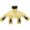 Gilmour 3/4 in. Brass Threaded Male 4-Way Shut-off Valve