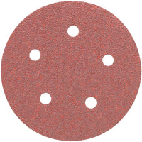 Porter Cable 5 in.   Aluminum Oxide Hook and Loop Sanding Disc 100 Grit 25 pk