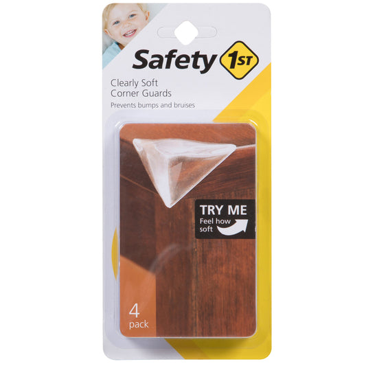 Safety 1st Clear Soft Rubber Corner Bumpers 4 pk (Pack of 4)