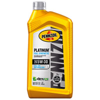 Platinum Motor Oil, Synthetic, 5W-30, 1-Qt. (A)