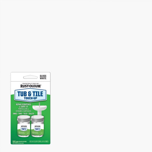 Rust-Oleum Specialty Gloss White Tub & Tile Touch-Up Interior 0.45 oz