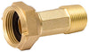 BK Products 3/4 in. X 3/4 in. Brass Meter Coupling MIP 1 pc