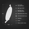 Feit LED Retrofits White 5 in. W Aluminum LED Canless Recessed Downlight 10.3 W