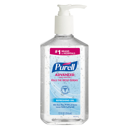 Purell Advanced Fresh Liquid Hand Sanitizer 12 oz. (Pack of 12)