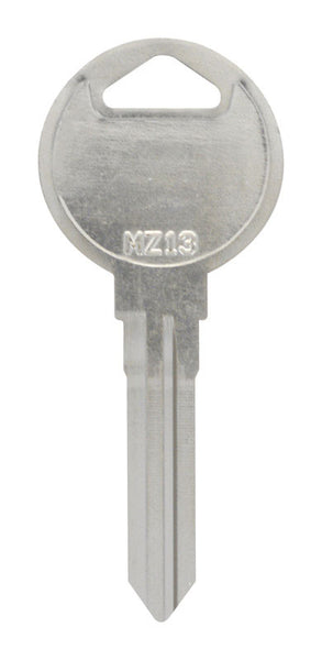 Llave en blanco Hillman Automotive MZ13 doble para Mazda (paquete de 10).