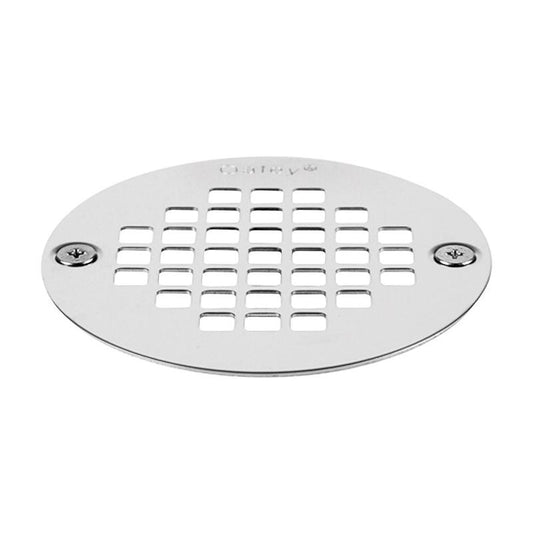 Oatey 3-3/8 in. Polished Chrome Stainless Steel Shower Drain Strainer