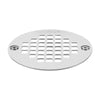 Oatey 3-3/8 in. Polished Chrome Stainless Steel Shower Drain Strainer
