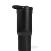 Hydrojug 32 oz Black Sports Water Bottle w/Straw
