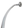 Zenna Home NeverRust Adjustable Curved Shower Rod 72 in. L Chrome - Open Box