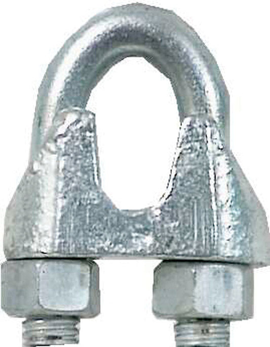 Campbell Chain Galvanized Malleable Iron Wire Rope Clip 2 in. L