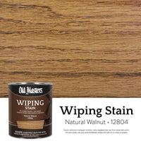 Old Masters Semi-Transparent Natural Walnut Oil-Based Wiping Stain 1 qt. (Pack of 4)