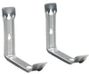Crawford 5.27 in. L Silver Steel Medium Utility Ladder Hook 20 lb. cap. 2 pk