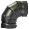 Selkirk 6 in. D X 6 in. D Adjustable 90 deg Stainless Steel Stove Pipe Elbow