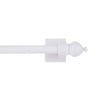Kenney Enamel White Magnet Cafe Rod 16 in. L X 28 in. L - Open Box