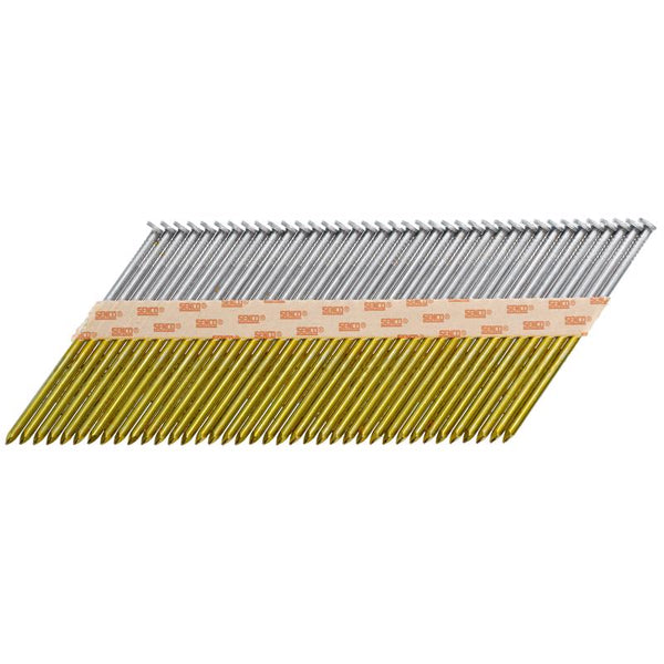 Senco 3-1/4 in. L X 16 Ga. Angled Strip Hot-Dip Galvanized Framing Nails 30 deg 2,500 pk